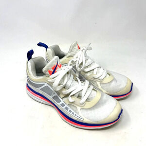 APL Prism Sneakers Shoes Running Gym Workout Lace-Up Neon White Blue Size US 9.5